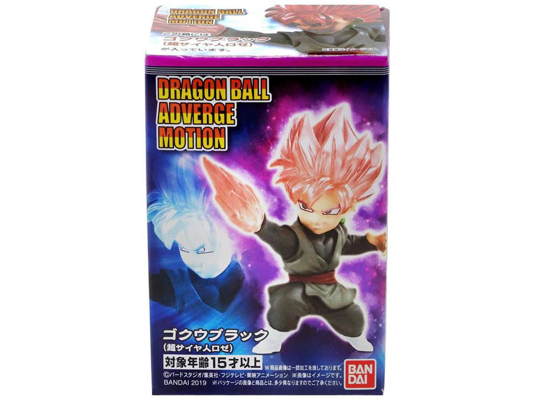 Bandai Bandai Japan Dragon Ball Adverge Motion Wave 1 Super Saiyan Rose Goku Black Mini Figure