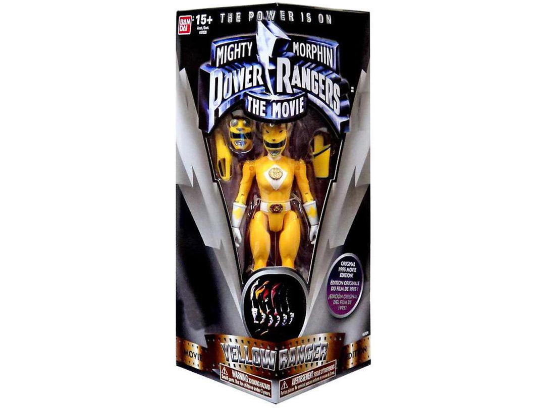 Bandai Bandai America Power Rangers Mighty Morphin The Movie Yellow Ranger Toys 'R Us Exclusive Action Figure