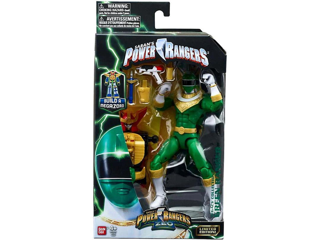 Bandai Bandai America Power Rangers Legacy Build A Megazord Green Ranger ZEO Action Figure