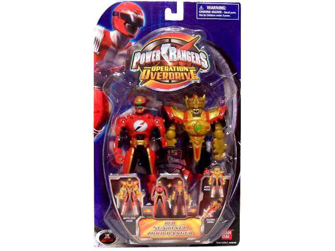 Bandai Bandai America Power Rangers Operation Overdrive Red Sentinel Zord Ranger Action Figure