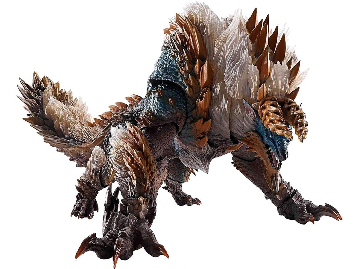 Bandai Bandai Japan Monster Hunter World Iceborne S.H. Monsterarts Thunder Wolf Wyvern Zinogre Action Figure
