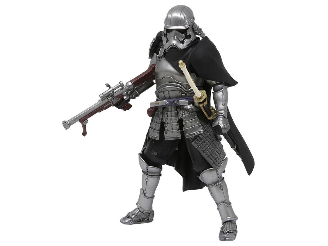 Bandai Bandai Meisho Movie Realization Star Wars Ashigaru Taisho Captain Phasma Action Figure Silver