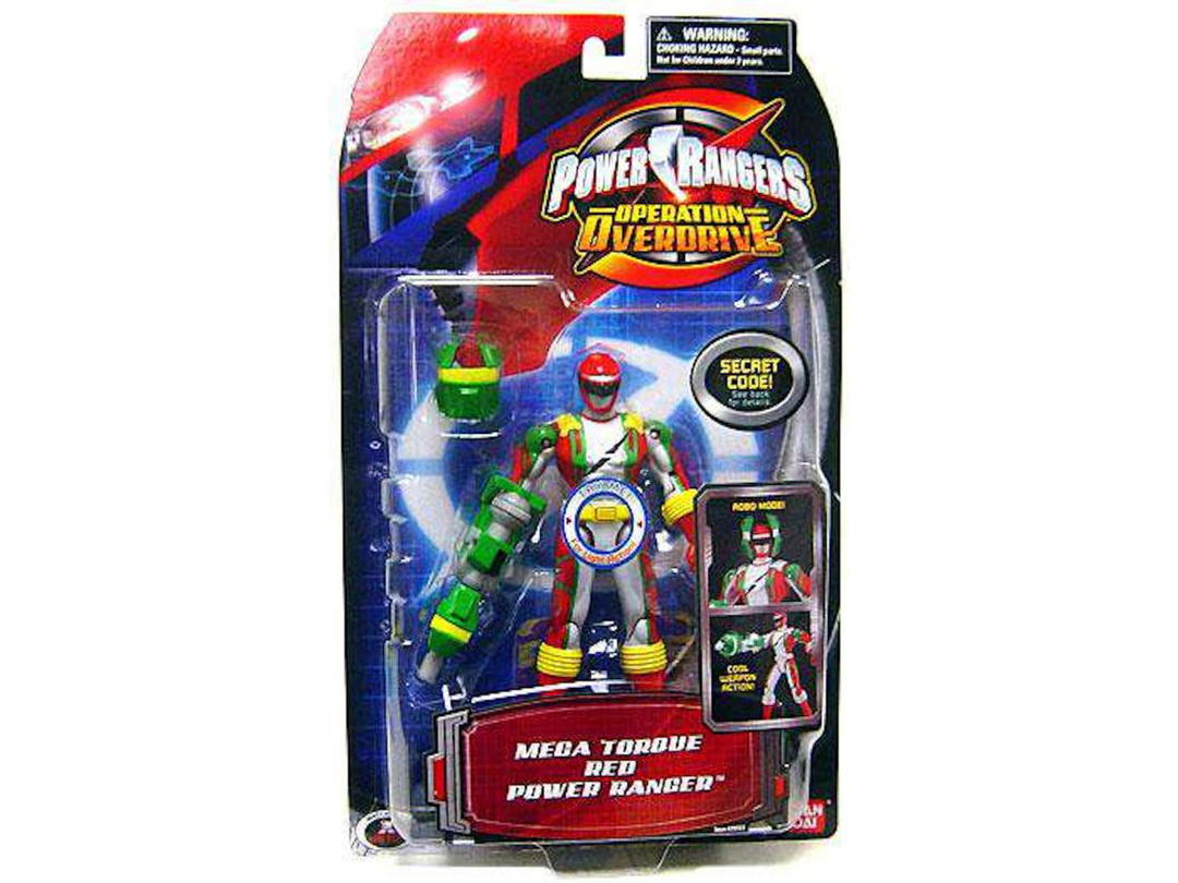 Bandai Bandai America Power Rangers Operation Overdrive Mega Torque Red Power Ranger Action Figure