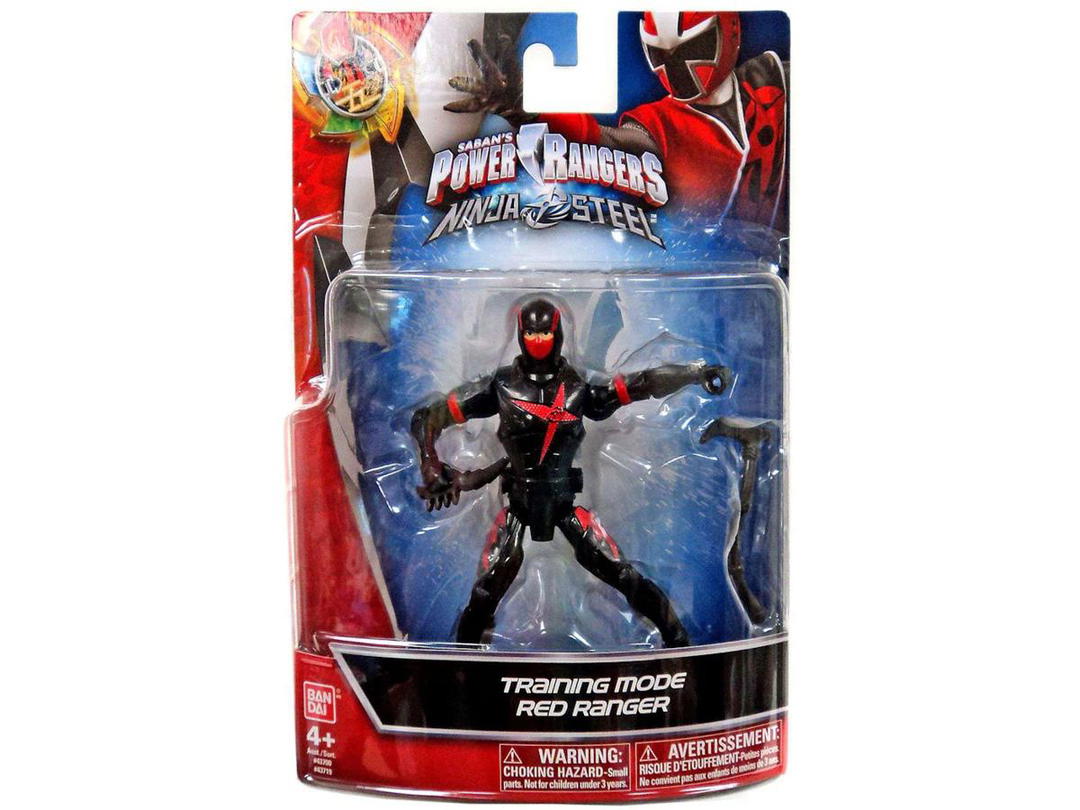 Bandai Bandai America Power Rangers Ninja Steel Training Mode Red Ranger Action Figure