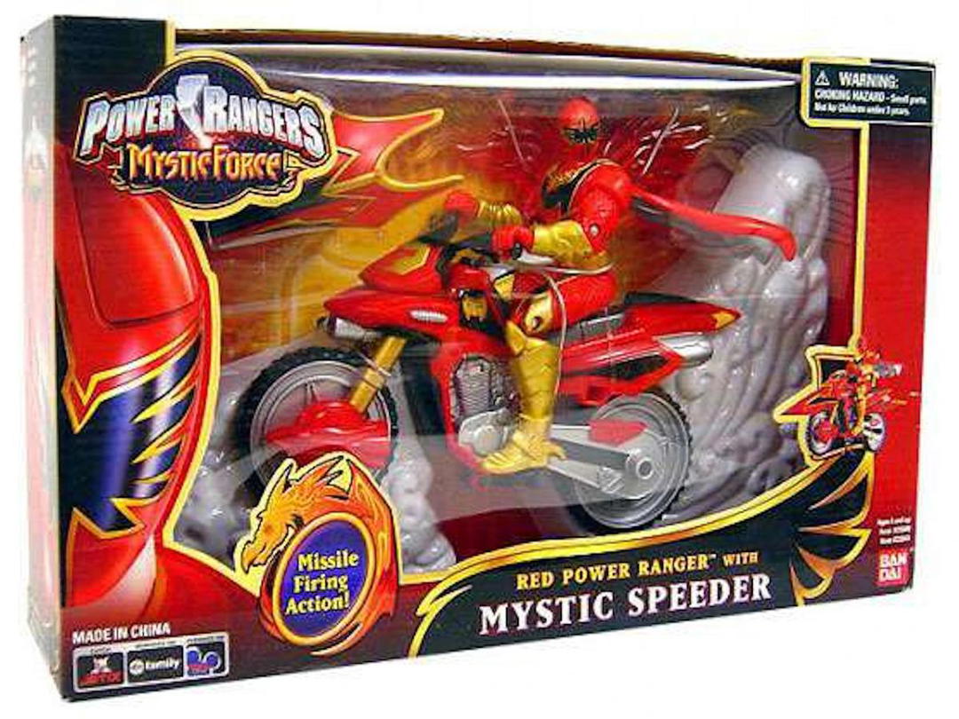Bandai Bandai America Power Rangers Mystic Force Red Power Ranger with Mystic Speeder Action Figure