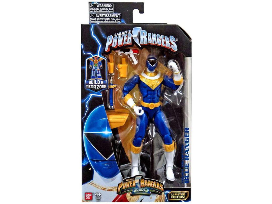 Bandai Bandai America Power Rangers Legacy Build A Megazord Blue Ranger ZEO Action Figure