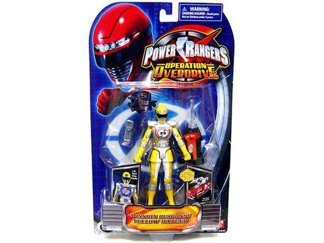 Bandai Bandai America Power Rangers Operation Overdrive Mission Response Yellow Ranger Action Figure