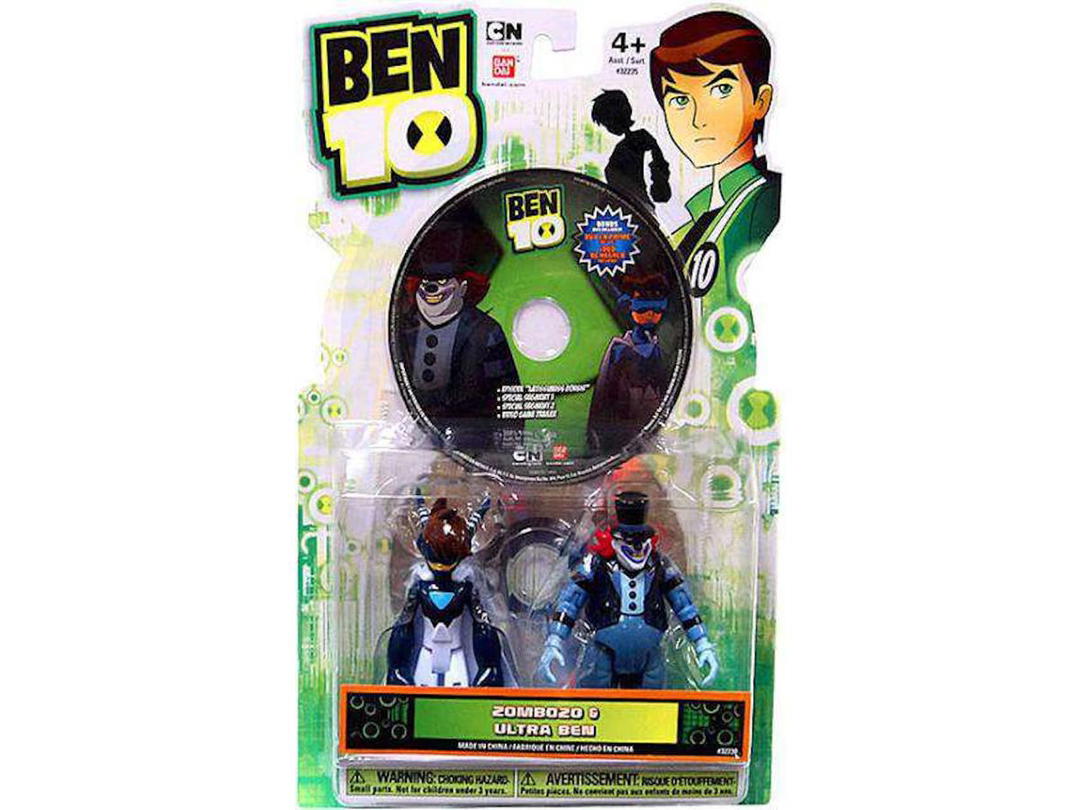 Bandai Bandai America Ben 10 DVD Series Zombozo & Ultra Ben Action Figure 2-Pack