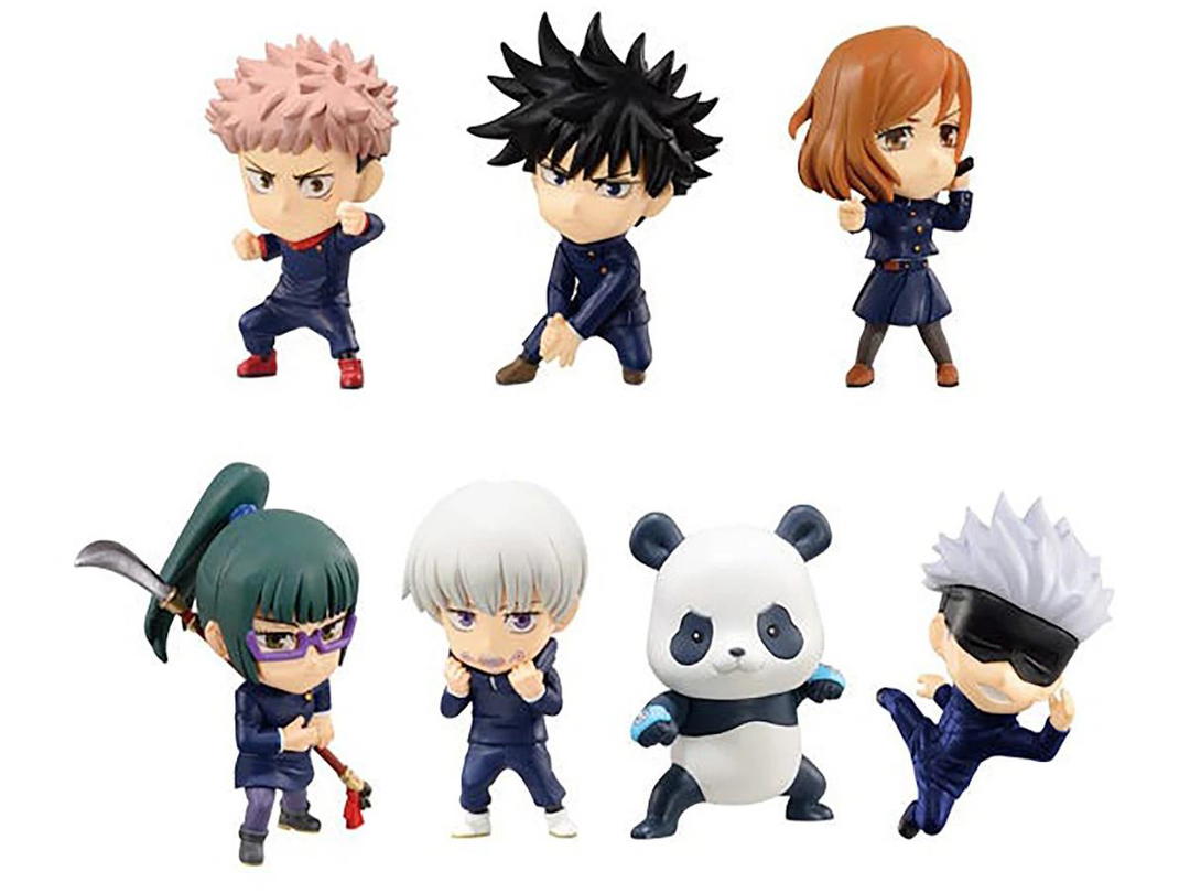 Bandai Bandai Shokugan Jujutsu Kaisen Adverge Motion Set of 7 Figures Multi