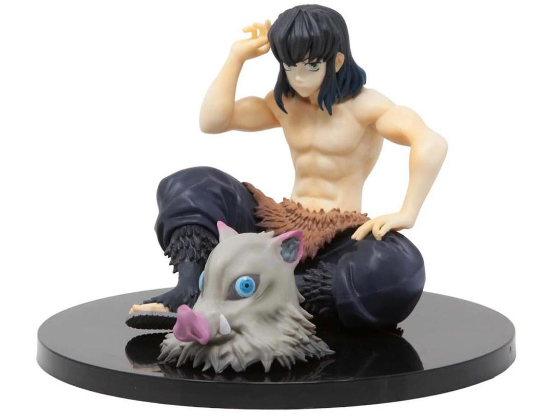 Bandai Bandai Ichibansho Demon Slayer Kimetsu No Yaiba Inosuke Hashibira Tengen Uzui Is Here! Figure Tan