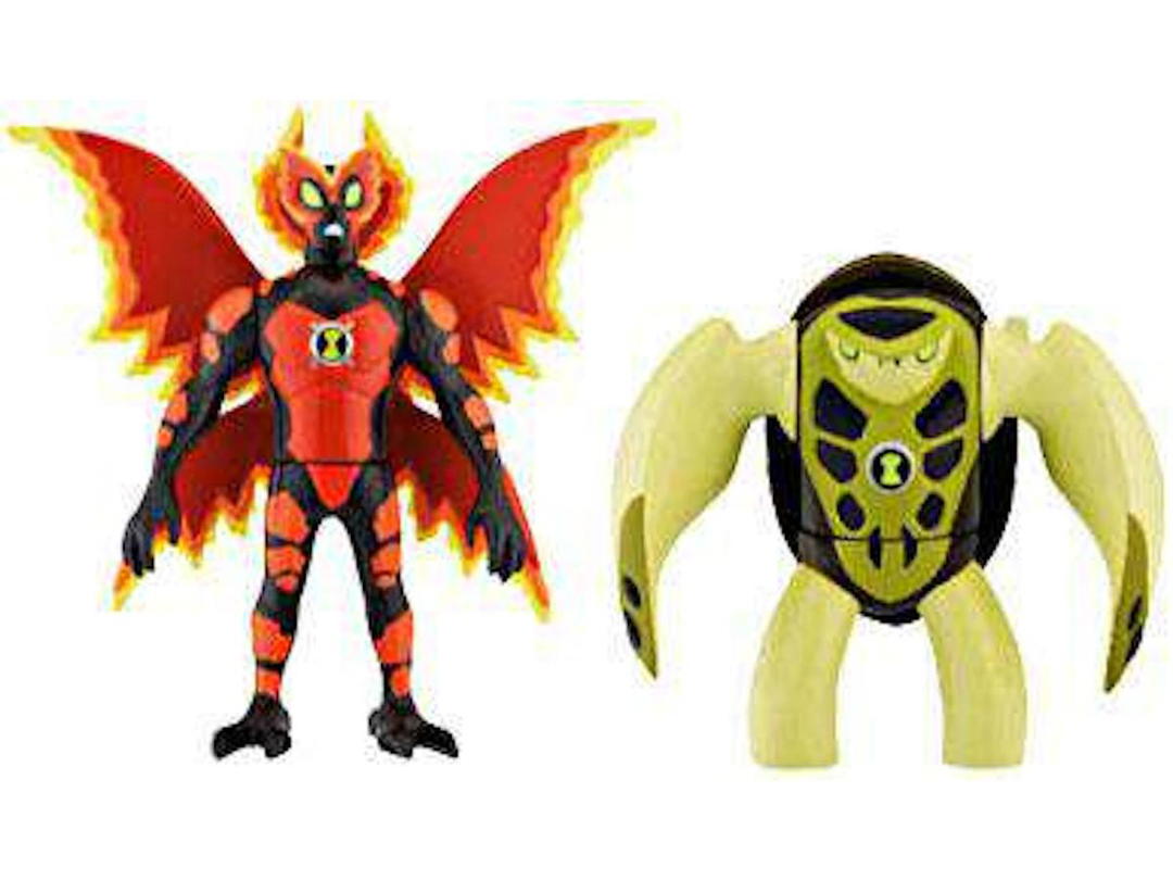 Bandai Bandai America Ben 10 Alien Creation Chamber Ultimate Big Chill & Terraspin Mini Figure 2-Pack
