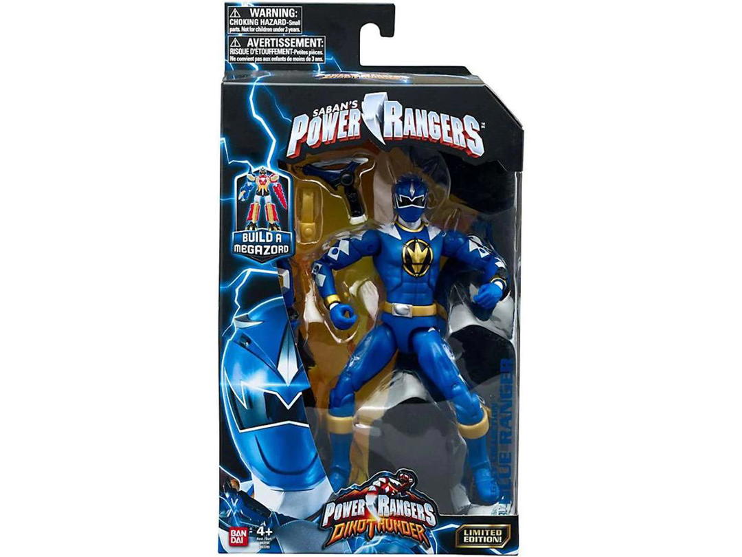 Bandai Bandai America Power Rangers Legacy Build A Megazord Blue Ranger DT Action Figure