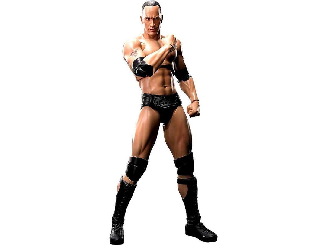 Bandai Bandai America WWE Wrestling S.H. Figuarts The Rock Action Figure