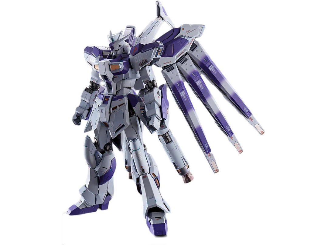 Bandai Bandai Metal Build Hi-v Gundam Char's Counterattack Action Figures Purple