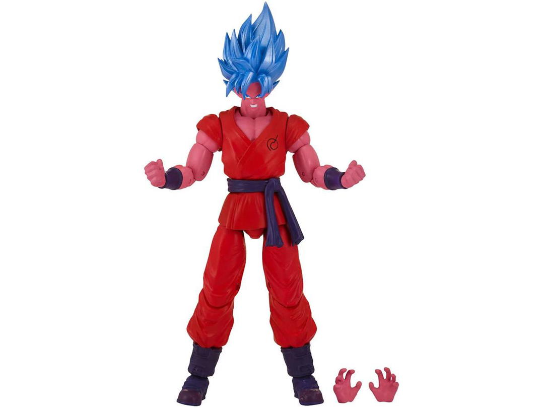 Bandai Bandai America Dragon Ball Dragon Stars Series 6 Super Saiyan Blue Kaioken Goku Kale BAF Action Figure