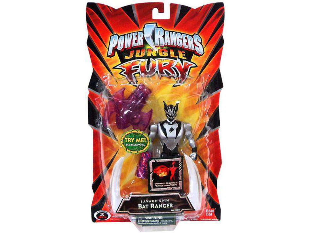 Bandai Bandai America Power Rangers Jungle Fury Savage Spin Bat Ranger Action Figure