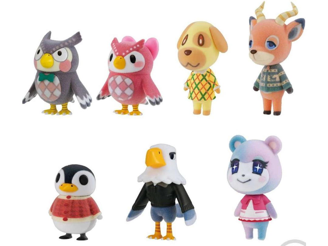 Bandai Bandai Japan Animal Crossing Tomodachi Doll Vol 3 Villager Collection Box of 7 Mini Figures