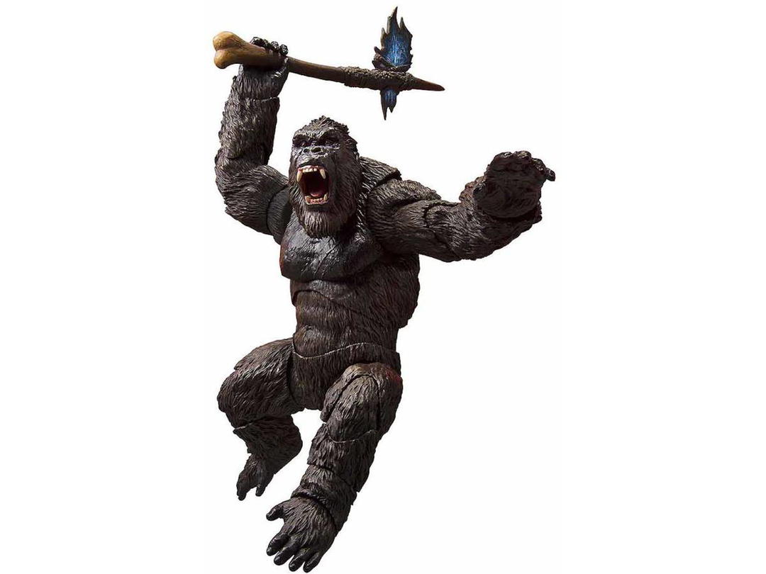 Bandai Bandai S.H.Monsterarts Godzilla Vs. Kong 2021 Movie King Kong Action Figure Black