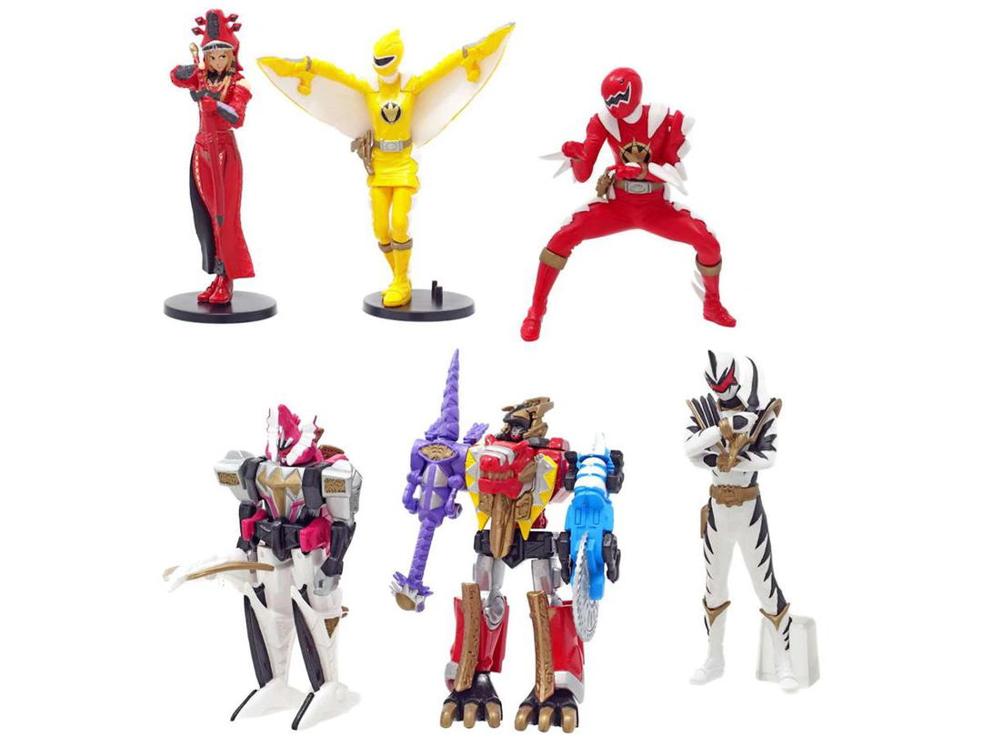 Bandai Bandai America Power Rangers Micro Series 2 PVC Figure Set
