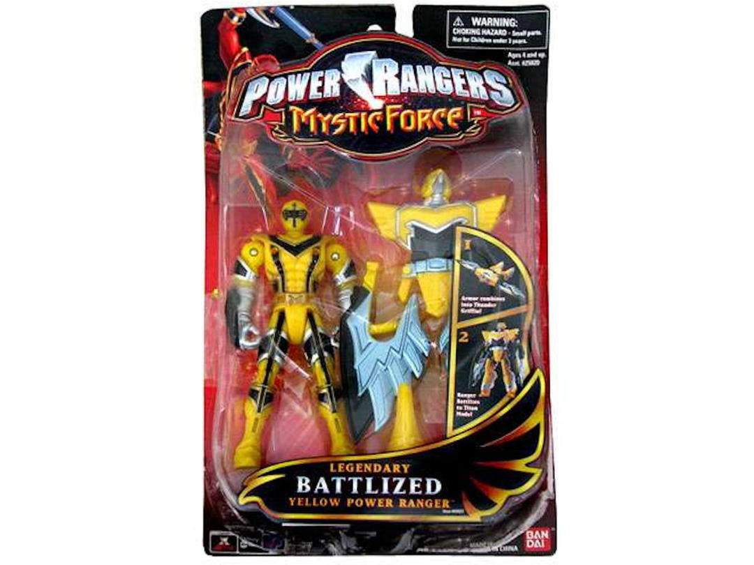 Bandai Bandai America Power Rangers Mystic Force Legendary Battlized Yellow Power Ranger Action Figure