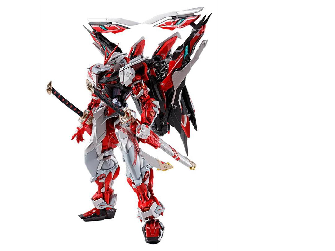Bandai Bandai Metal Build Gundam Astray Redframe Kai Alternative Strike Ver. Figure (white) Action Figure White & Red