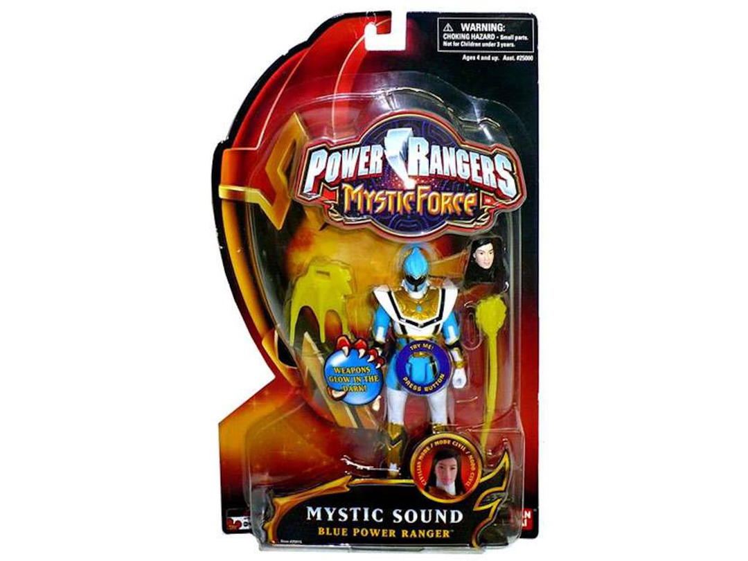 Bandai Bandai America Power Rangers Mystic Force Mystic Sound Blue Power Ranger Action Figure