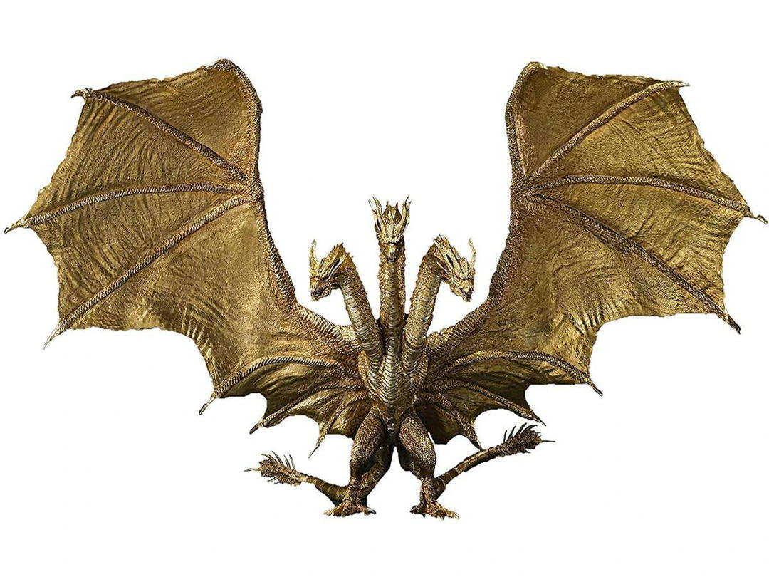 Bandai Bandai Japan Godzilla S.H. Monsterarts King Ghidorah 2019 Action Figure Metallic Gold