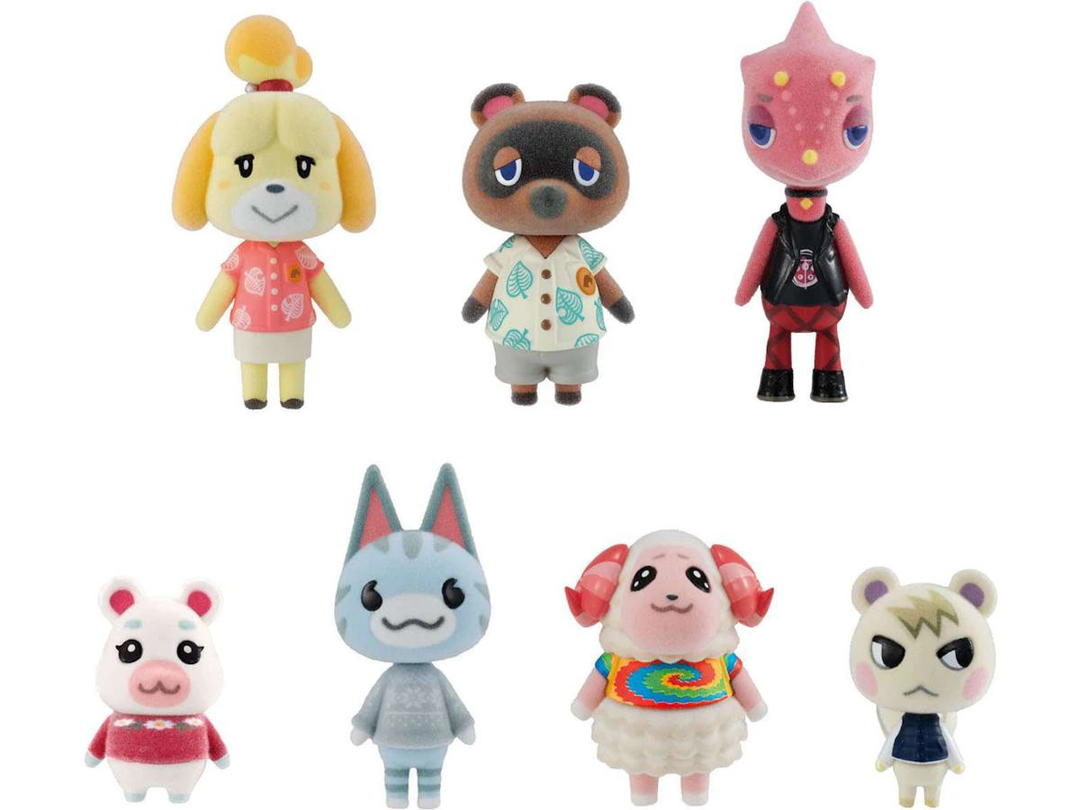 Bandai Bandai Japan Animal Crossing Tomodachi Doll Villager Collection Box of 8 Mini Figures