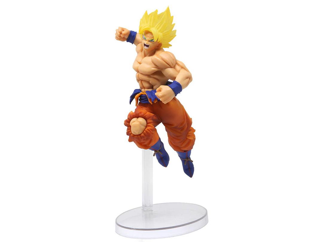 Bandai Bandai Ichiban Kuji Dragon Ball Super Saiyan Son Goku 93 Action Figure Yellow