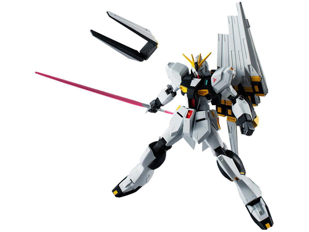 Bandai Bandai Gundam Universe Mobile Suit Gundam Char's Counterattack RX-93 v Gundam Action Figure White