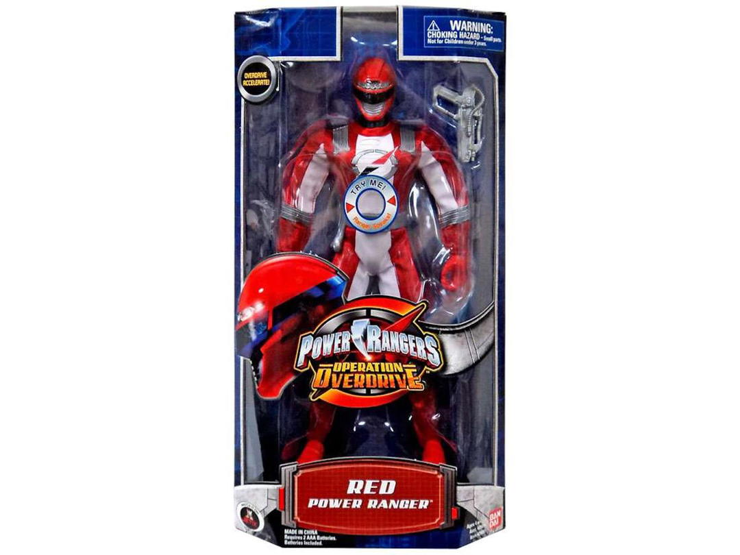 Bandai Bandai America Power Rangers Operation Overdrive Red Power Ranger Deluxe Action Figure