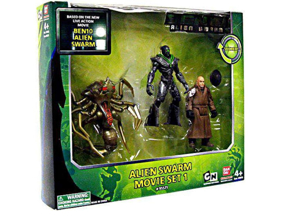 Bandai Bandai America Ben 10 Alien Swarm Movie Set 1 Action Figure 3-Pack
