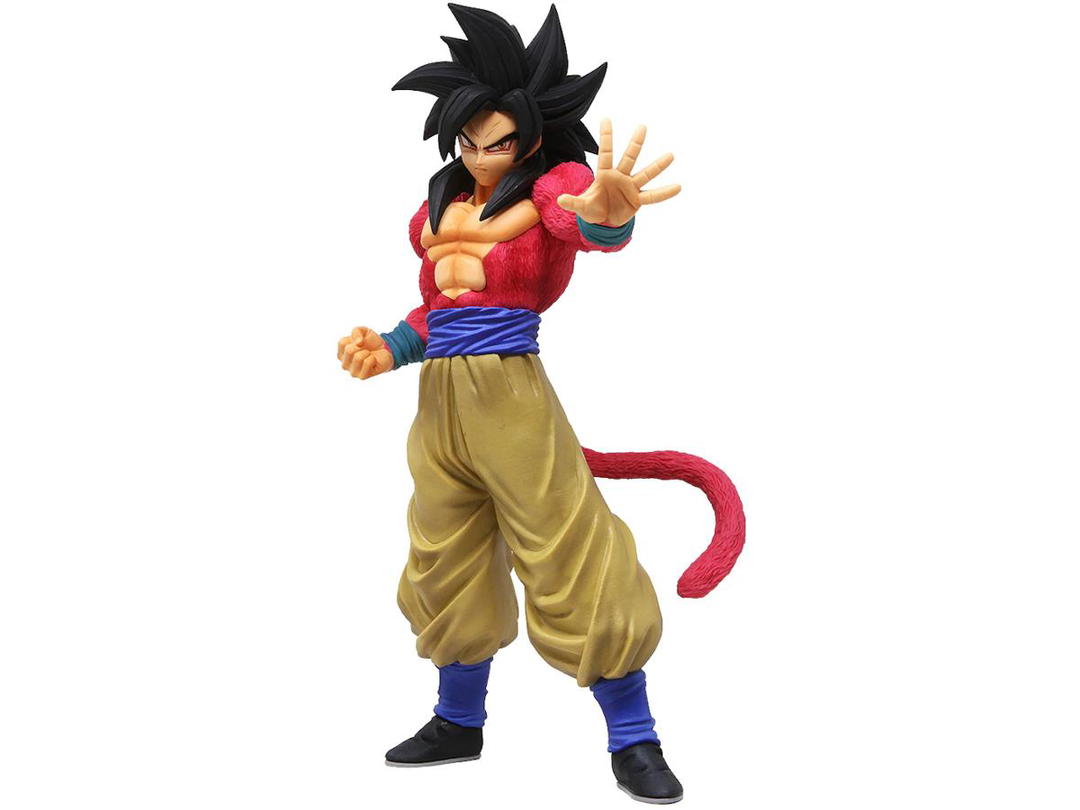Bandai Bandai Ichiban Kuji Dragon Ball Super Saiyan 4 Son Goku Action Figure Black