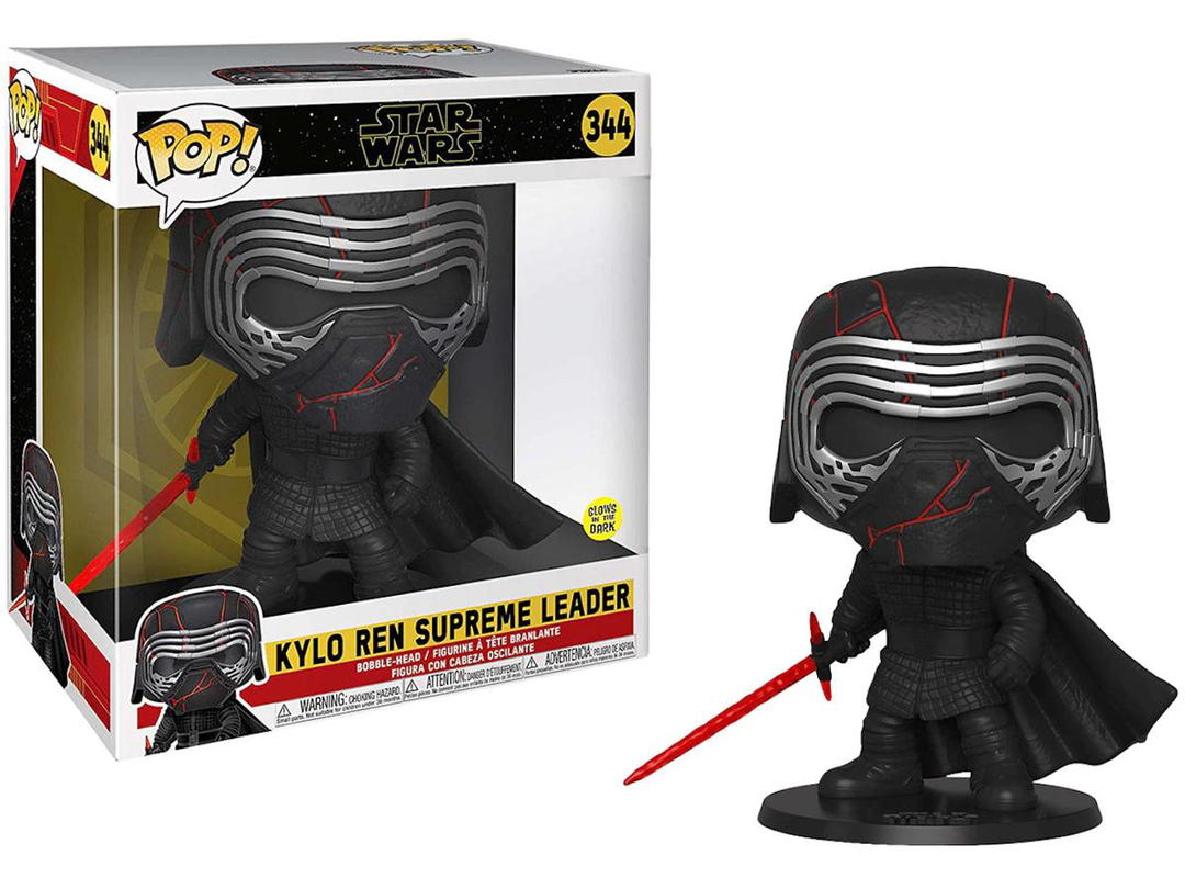 Funko Funko Pop! Star Wars The Rise of Skywalker Kylo Ren Supreme Leader (Glow) 10 Inch Figure #344