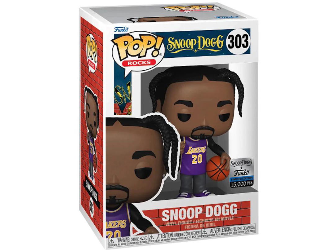 Funko Funko Pop! Rocks Snoop Dogg (In Purple Lakers Jersey) Snoop Dogg x Funko Exclusive (LE 15,000) Figure #303