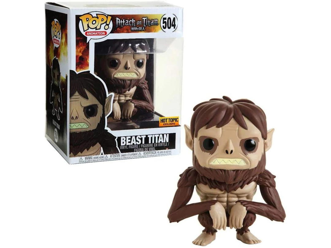 Funko Funko Pop! Animation Attack on Titan Beast Titan Hot Topic Exclusive 6 inch Figure #504