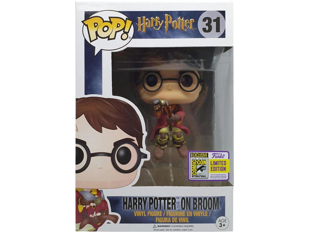 Funko Funko Pop! Movies Harry Potter Harry Potter on Broom SDCC Figure #31