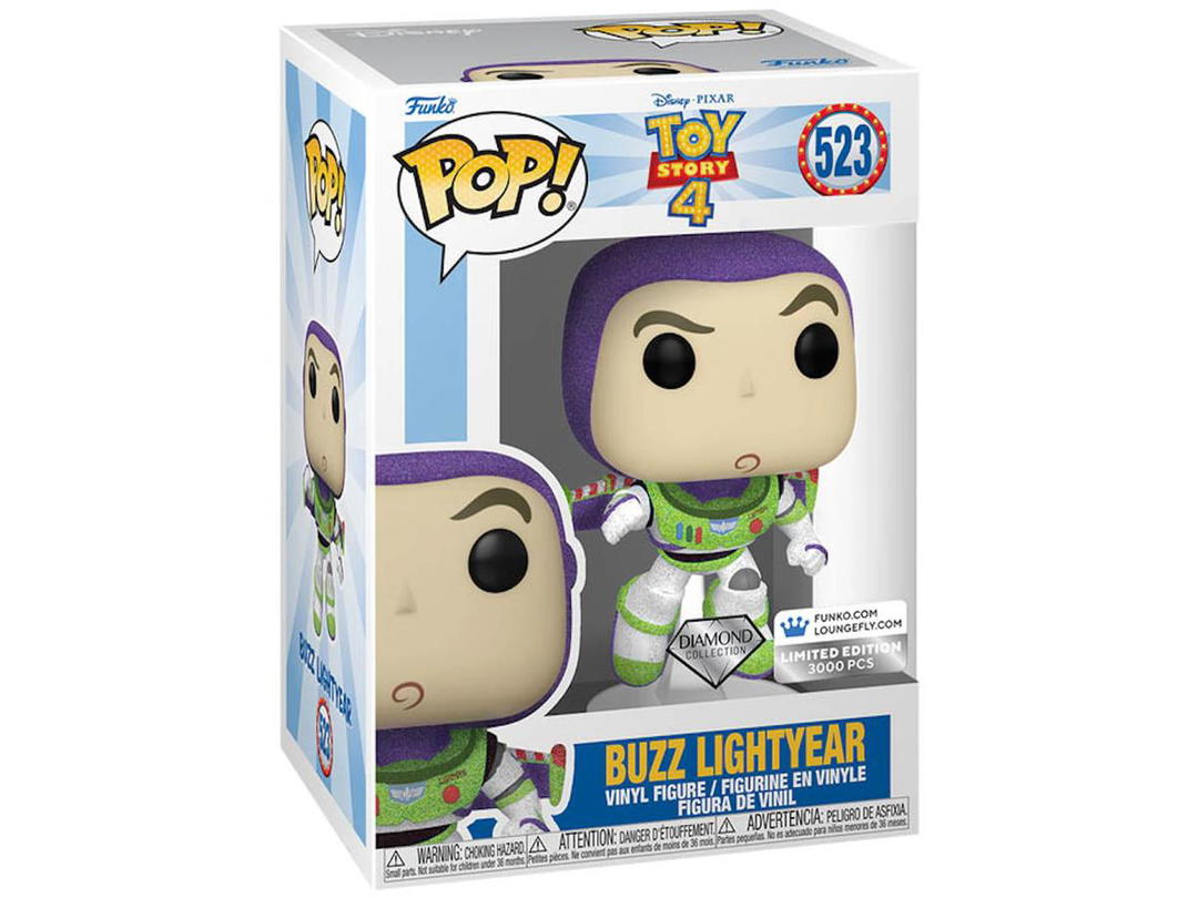 Funko Funko Pop! Toy Story 4 Buzz Lightyear Diamond Collection Funko/Loungefly Exclusive (LE 3000) Figure #523