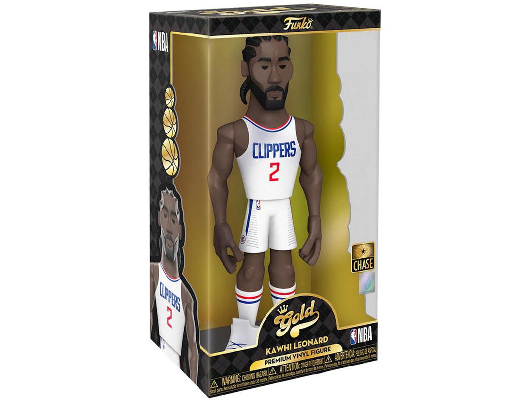 Funko Funko Gold NBA Los Angeles Clippers Kawhi Leonard 12 Inch Chase Exclusive Figure