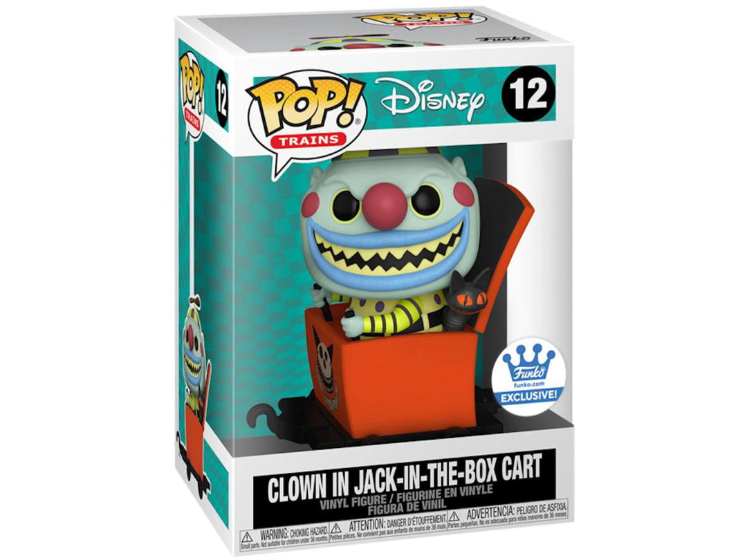 Funko Funko Pop! Trains Disney Clown In Jack-In-The-Box Cart Funko Shop Exclusive Figure #12