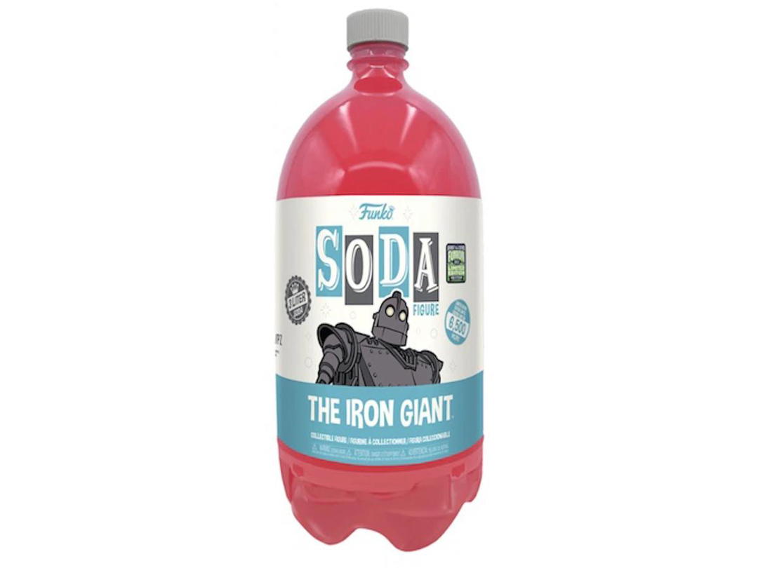 Funko Funko Soda 3-Liter The Iron Giant 2022 Funkon HQ 5 Year Anniversary Exclusive Figure Sealed Bottle