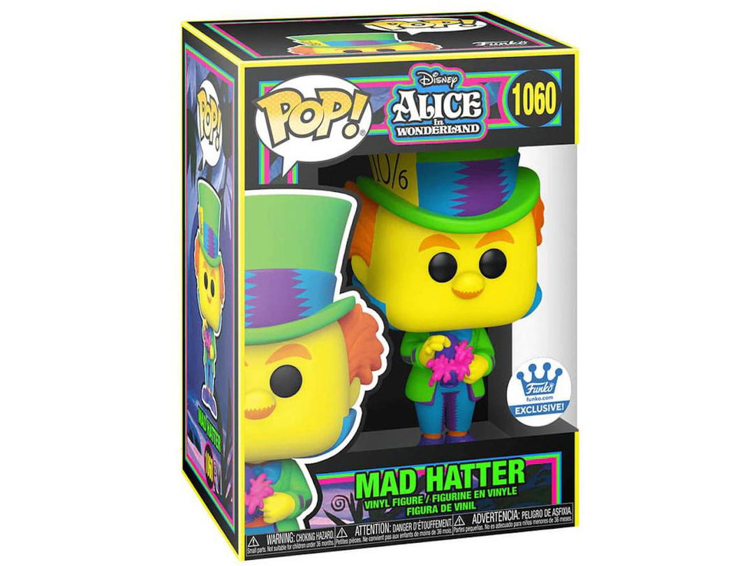 Funko Funko Pop! Disney Alice In Wonderland Mad Hatter Black Light Funko Shop Exclusive Figure #1060