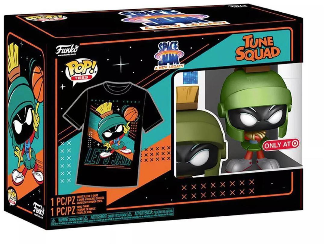Funko Funko Pop! Movies Space Jam A New Legacy Marvin The Martian And Tee Target Exclusive Collectors Bundle