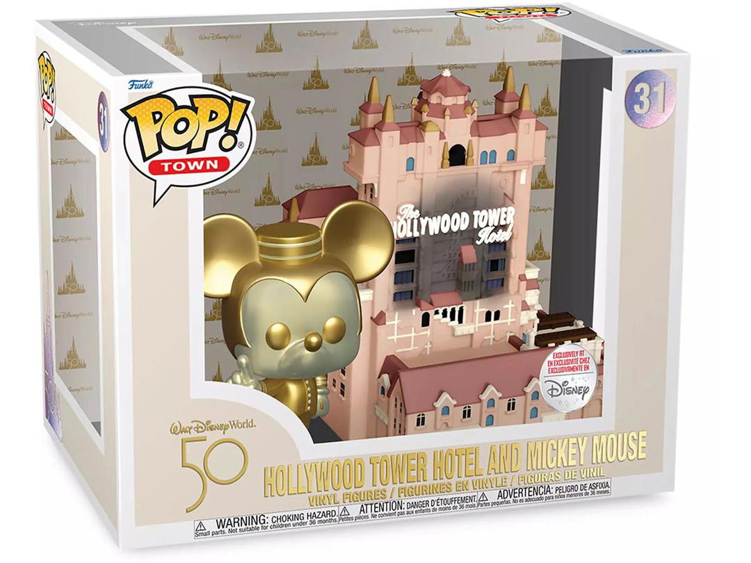 Funko Funko Pop! Town Walt Disney World 50th Anniversary Hollywood Tower Hotel and Mickey Mouse Disney Exclusive Figure #31