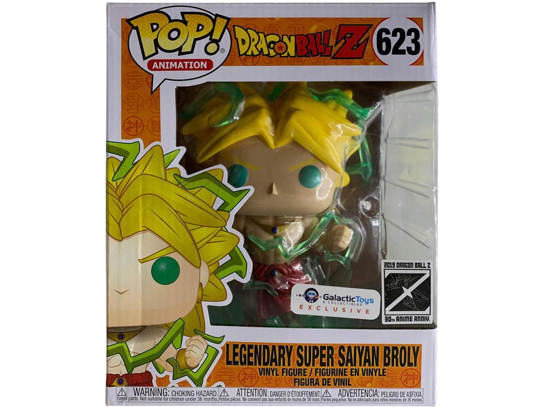 Funko Funko Pop! Animation Dragonball Z Legendary Super Saiyan Broly 30th Anime Anniversary Galactic Toys Exclusive 6 inch Figure #623