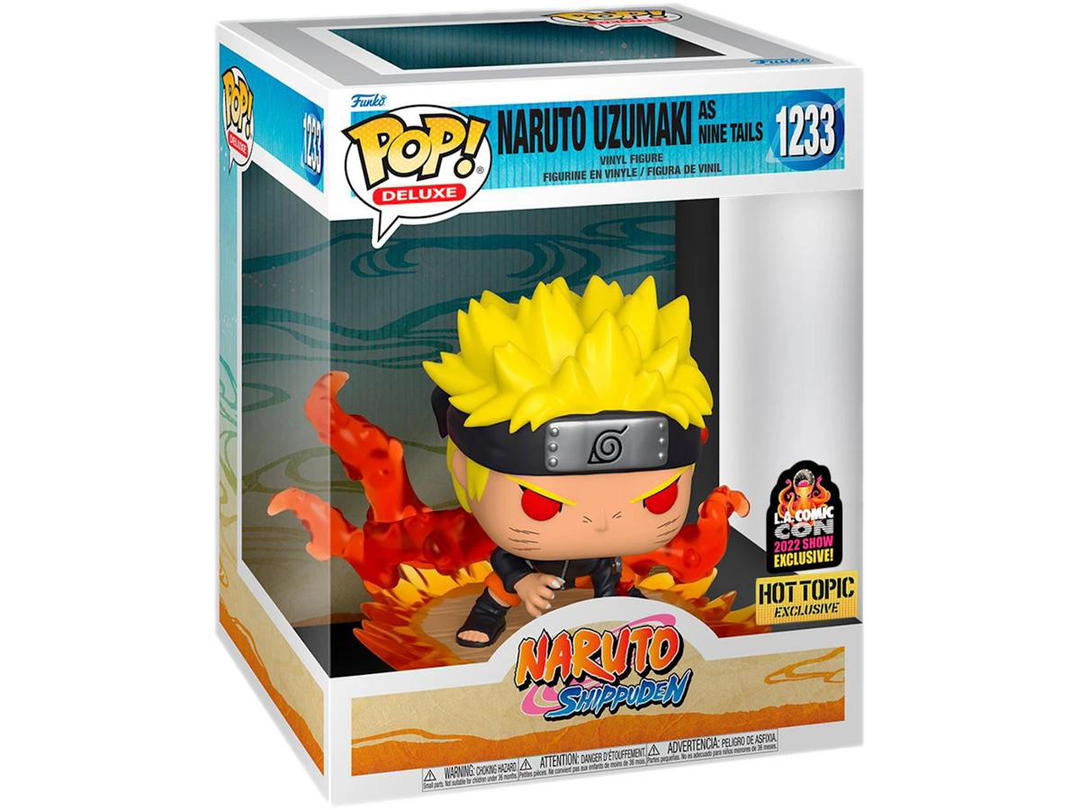 Funko Funko Pop! Deluxe Naruto Shippuden Naruto Uzumaki as Nine Tails 2022 LACC Hot Topic Exclusive Figure #1233