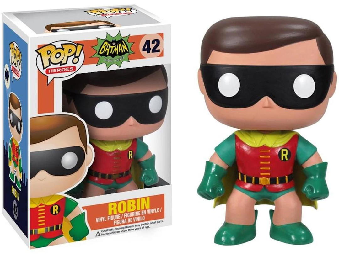 Funko Funko Pop! Heroes Batman Classic TV Series Robin Figure #42