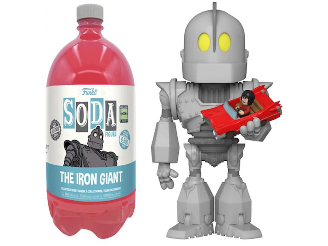 Funko Funko Soda 3-Liter The Iron Giant 2022 Funkon HQ 5 Year Anniversary Exclusive Open Bottle Chase Figure