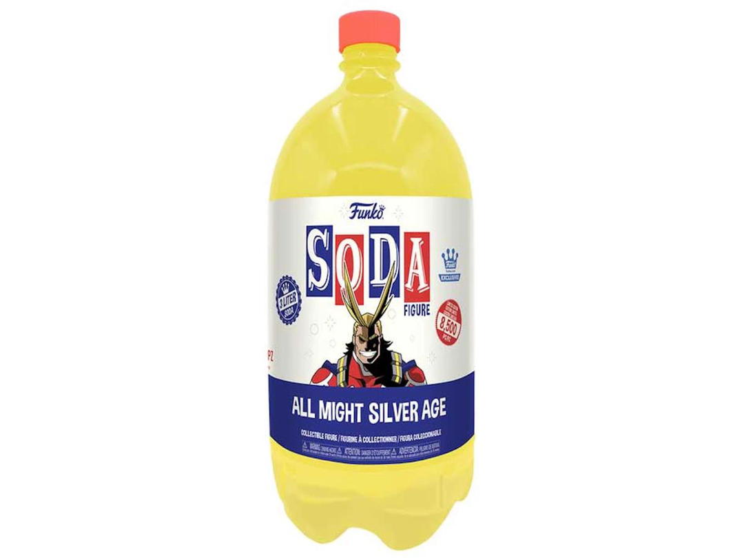 Funko Funko Soda 3 Liter My Hero Academia All Might Silver Age Funko Shop Exclusive Figure Sealed Bottle