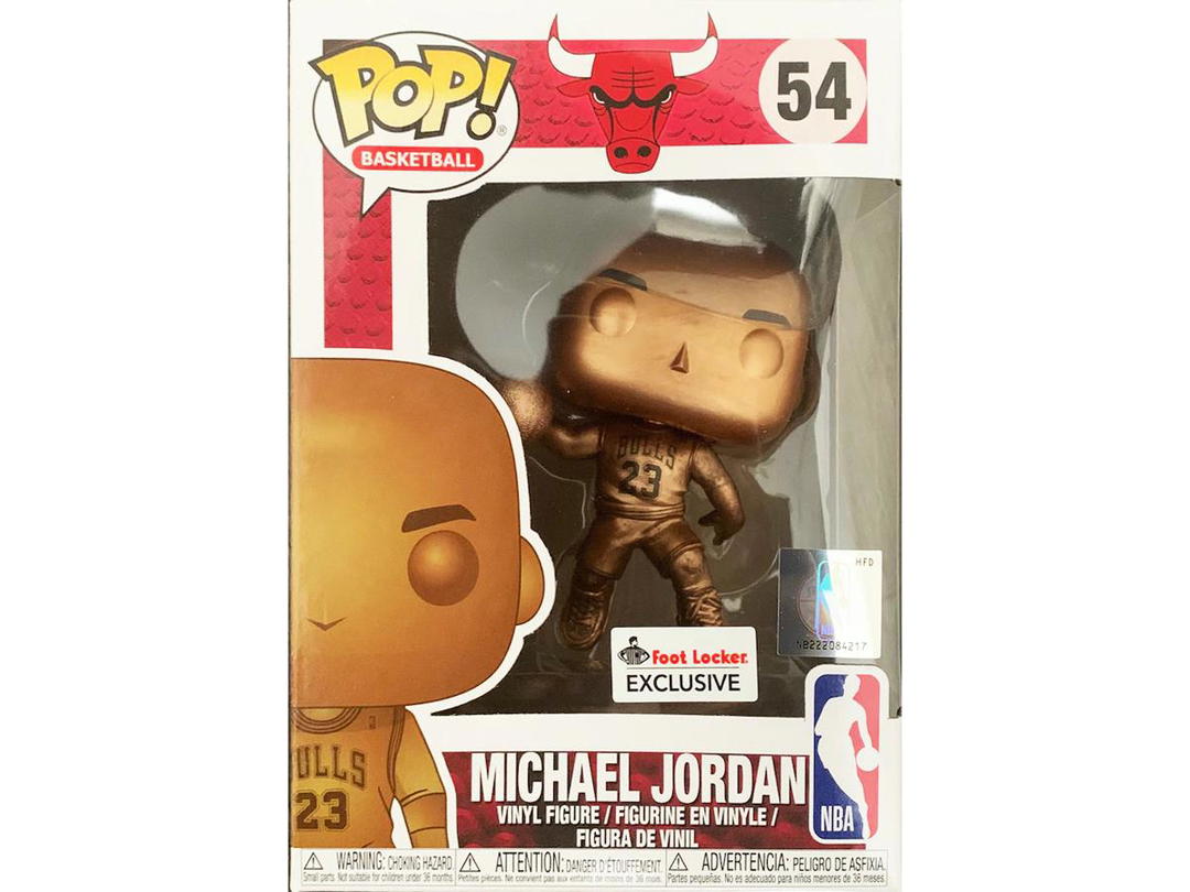 Funko Funko Pop! Basketball NBA Bulls Michael Jordan (Bronze) Foot Locker Exclusive Figure #54